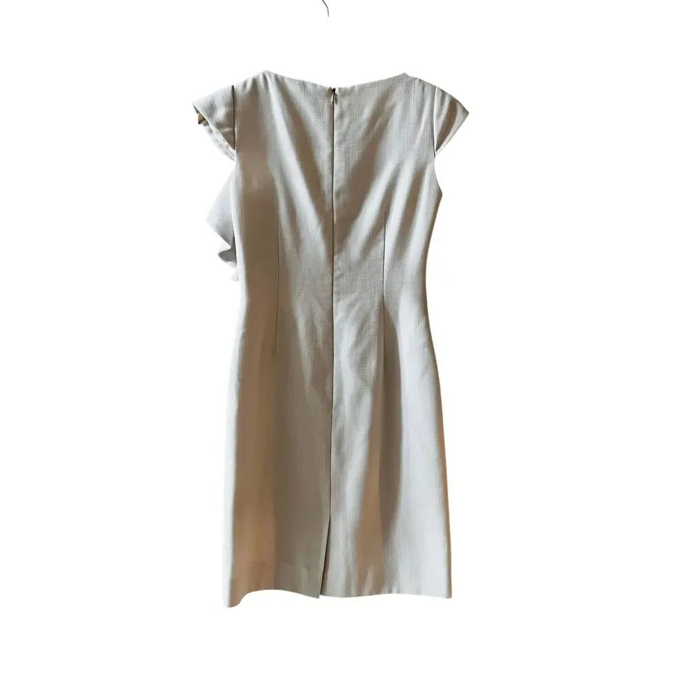 Gianni Bini Ruffle Sleeve Sheath Dress Size 0